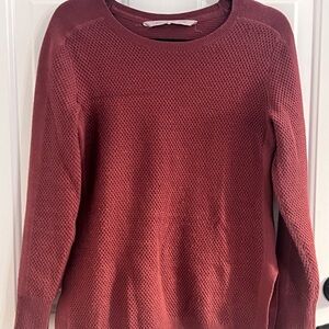 Athleta Women's Textured Knit Sweater - Rust
